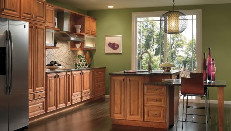 Color Schemes For Kitchens With Hickory Cabinets