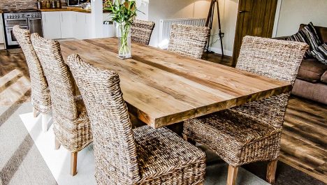 Rustic Glam Dining Table