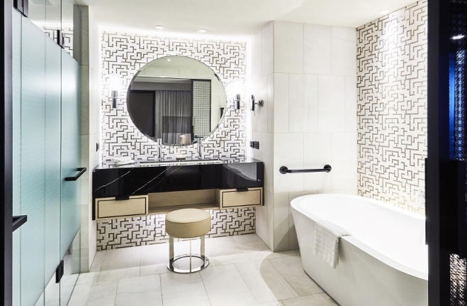 Alexis Bathroom Vanity With Stool In Grey