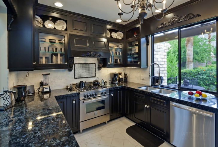 Best Kitchen Cabinet Colors With Dark Granite Kitchen Countertops