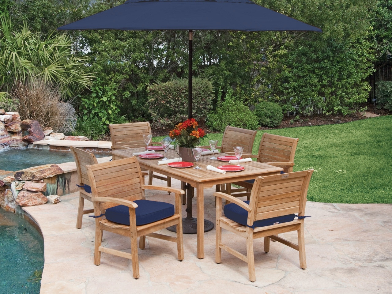 What You Need to Know About Teak Outdoor Dining Set with Umbrella Hole ...