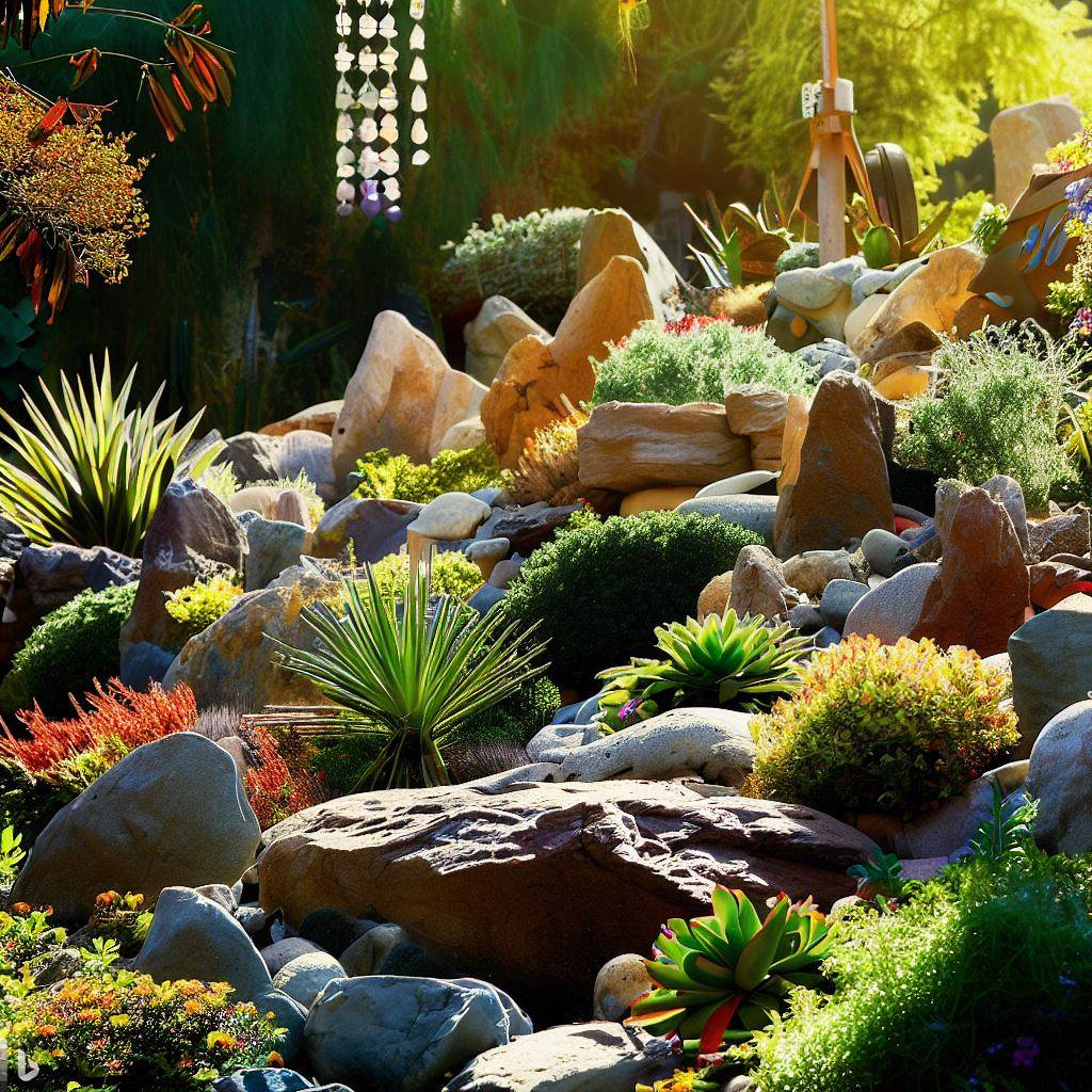 Gorgeous Rock Garden Ideas For Beautiful Backyard