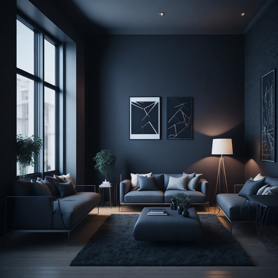 black-living-room-decor-with-two-sofas-for-small-layout-955x955.jpg