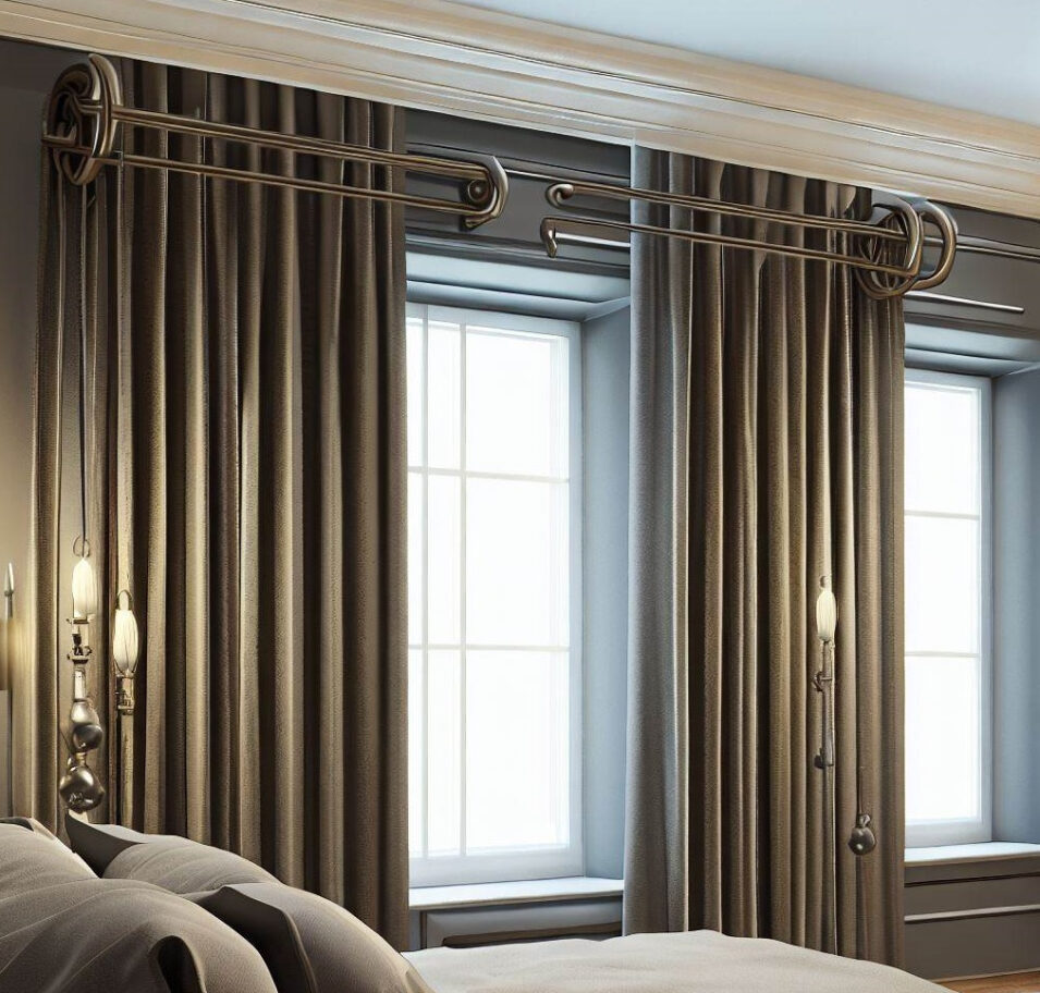 Unique Curtain Rods For Master Bedroom Design Ideas