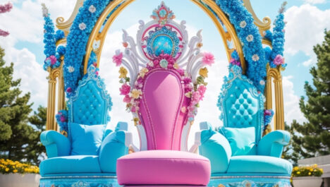 Outdoor Throne Chairs For Wedding Party