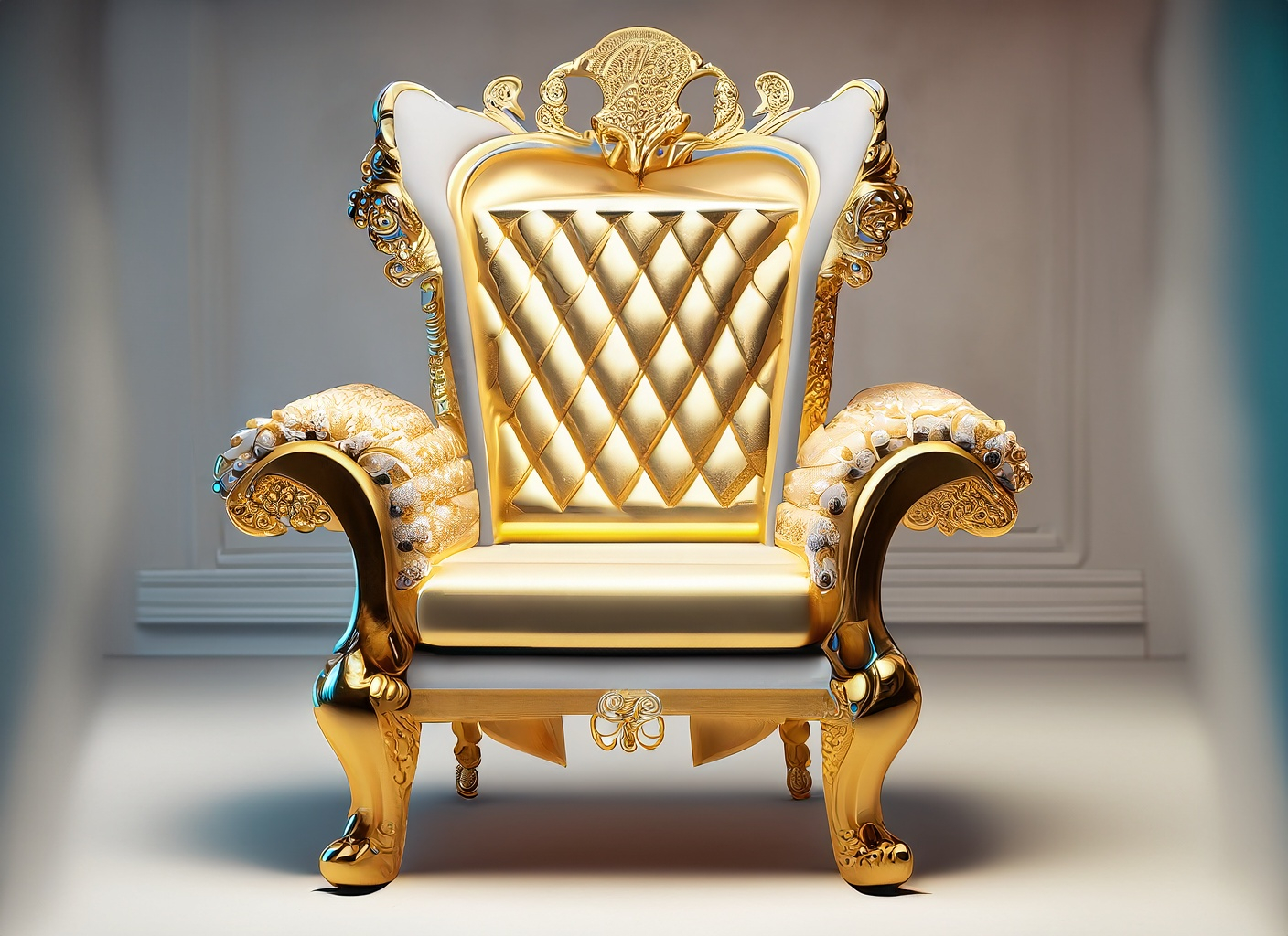 Super Gold Throne Chairs