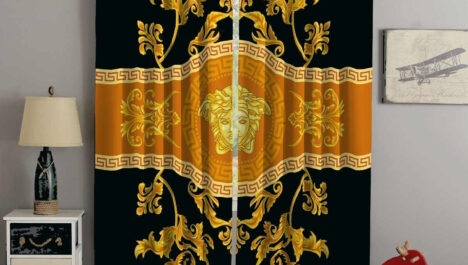Versace Curtains For Living Room