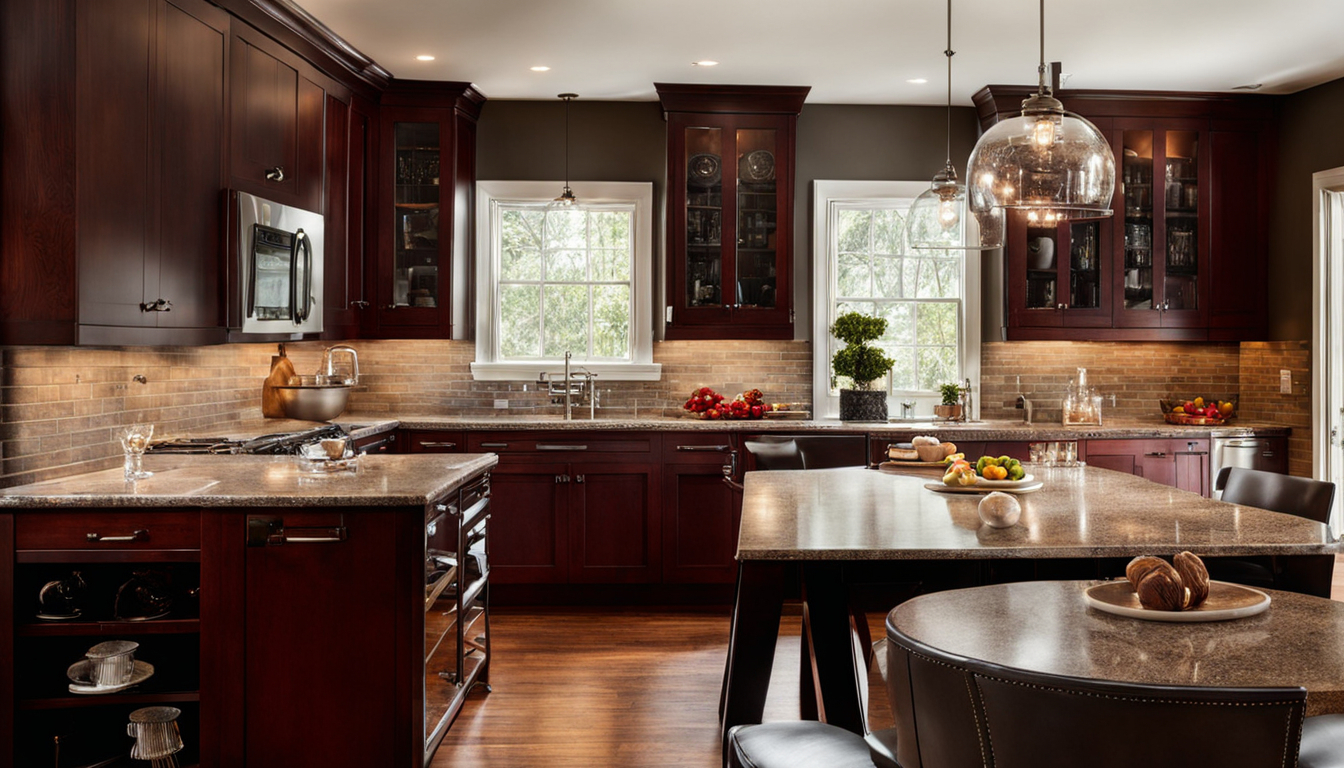 Strategies How To Lighten Up A Kitchen With Cherry Cabinets | Iconic Linen