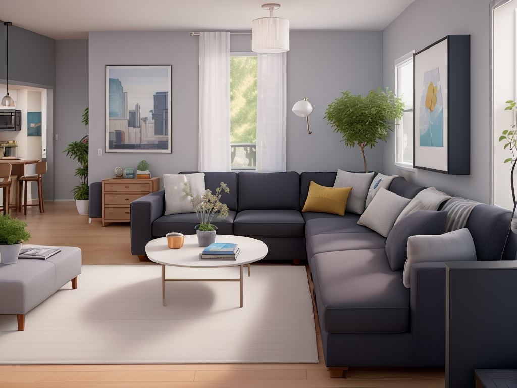 Semi Open Plan Kitchen Living Room