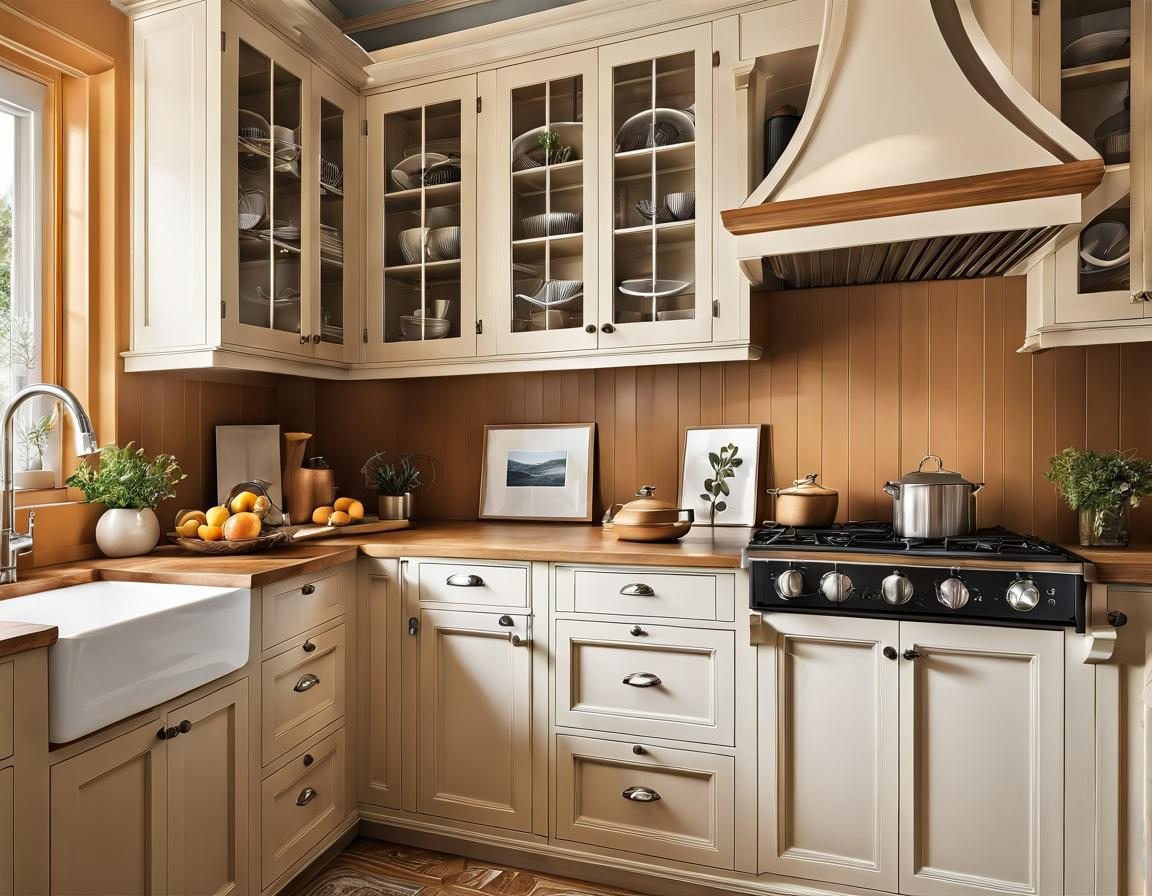 Vibrant Kitchen Wall Colors With Oak Cabinets For Small Space