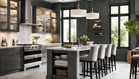 Gray Porcelain Tile Flooring