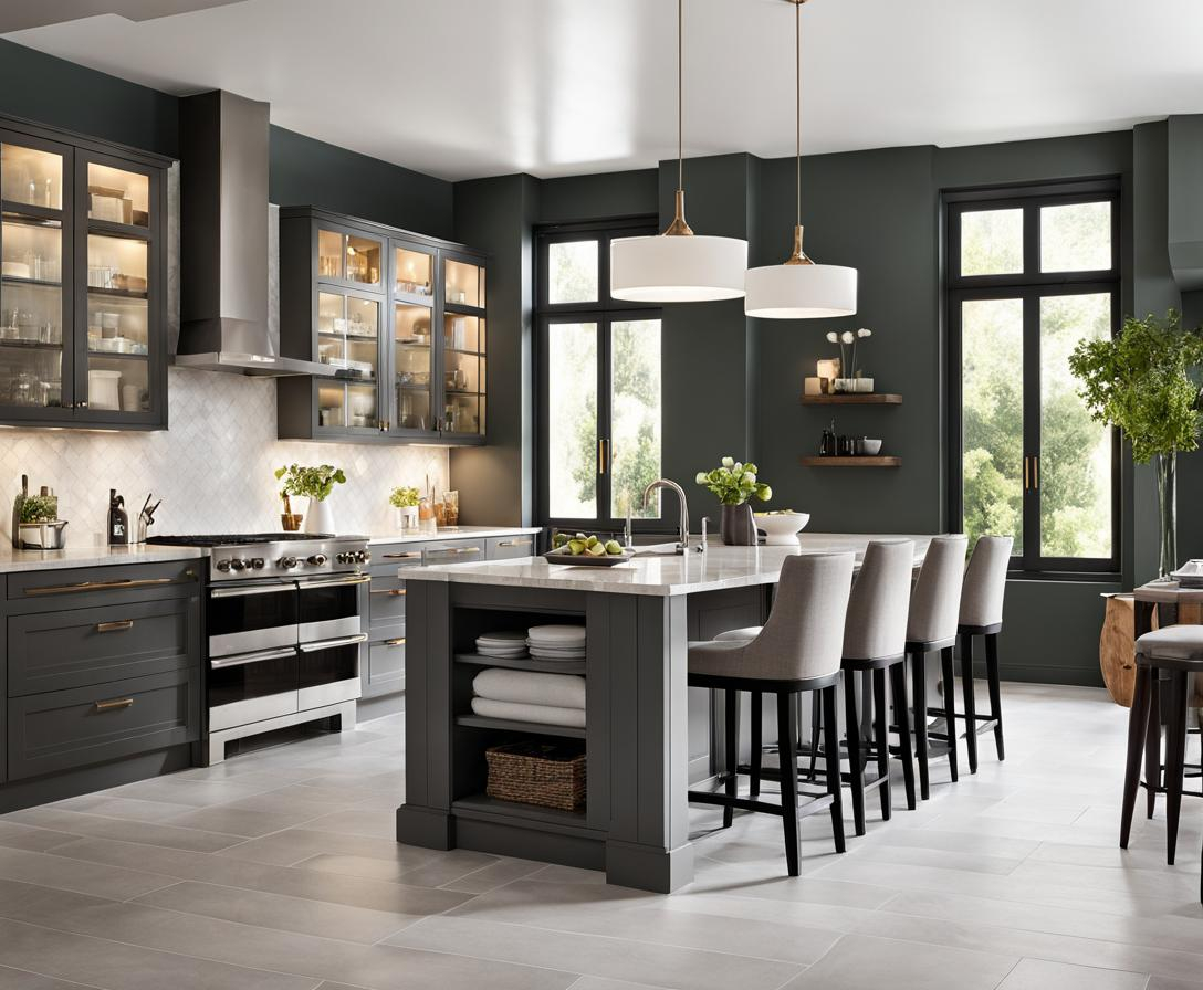 Kitchens with Gray Flooring: Design Ideas and Material Options | Iconic ...