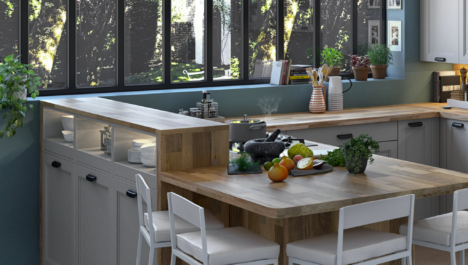 Unique L Shaped Kitchen Island Breakfast Bar Ideas