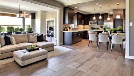 Flooring Transition From Kitchen To Family Room