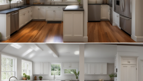 Kitchen Bump Out Before And After